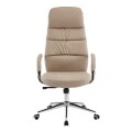 ΚΑΡΕΚΛΑ ΓΡΑΦΕΙΟΥ TEETER HM18355.02 ΜΠΕΖ PU ΔΕΡΜΑ--ΒΑΣΗ ΧΡΩΜΙΟΥ 67x66x121Υεκ