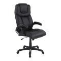 ΚΑΡΕΚΛΑ ΓΡΑΦΕΙΟΥ THORIN HM1050.01 ΜΕ MASSAGE ΜΑΥΡΗ HOMEMARKT 62x70x127Y εκ.
