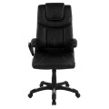 ΚΑΡΕΚΛΑ ΓΡΑΦΕΙΟΥ THORIN HM1050.01 ΜΕ MASSAGE ΜΑΥΡΗ HOMEMARKT 62x70x127Y εκ.