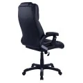 ΚΑΡΕΚΛΑ ΓΡΑΦΕΙΟΥ THORIN HM1050.01 ΜΕ MASSAGE ΜΑΥΡΗ HOMEMARKT 62x70x127Y εκ.
