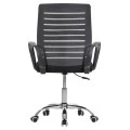 ΚΑΡΕΚΛΑ ΓΡΑΦΕΙΟΥ TRAIL HM1192 ΜΑΥΡΟ MESH-ΠΟΔΙ ΧΡΩΜΙΟΥ 64x55x98,5Υεκ.