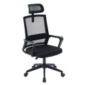 ΚΑΡΕΚΛΑ ΓΡΑΦΕΙΟΥ VELOCITY HM1229.01 ΜΑΥΡO MESH & PP 60x62x123Υεκ