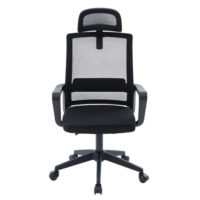 ΚΑΡΕΚΛΑ ΓΡΑΦΕΙΟΥ VELOCITY HM1229.01 ΜΑΥΡO MESH & PP 60x62x123Υεκ