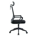 ΚΑΡΕΚΛΑ ΓΡΑΦΕΙΟΥ VELOCITY HM1229.01 ΜΑΥΡO MESH & PP 60x62x123Υεκ