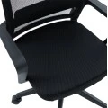 ΚΑΡΕΚΛΑ ΓΡΑΦΕΙΟΥ VELOCITY HM1229.01 ΜΑΥΡO MESH & PP 60x62x123Υεκ