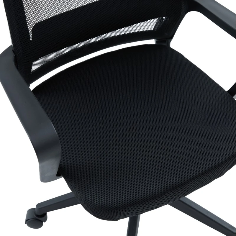 ΚΑΡΕΚΛΑ ΓΡΑΦΕΙΟΥ VELOCITY HM1229.01 ΜΑΥΡO MESH & PP 60x62x123Υεκ