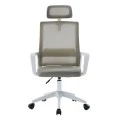 ΚΑΡΕΚΛΑ ΓΡΑΦΕΙΟΥ VELOCITY HM1229.02 ΛΕΥΚΟ PP--ΑΝΟΙΧΤΟ ΓΚΡΙ MESH 60x62x123Υεκ