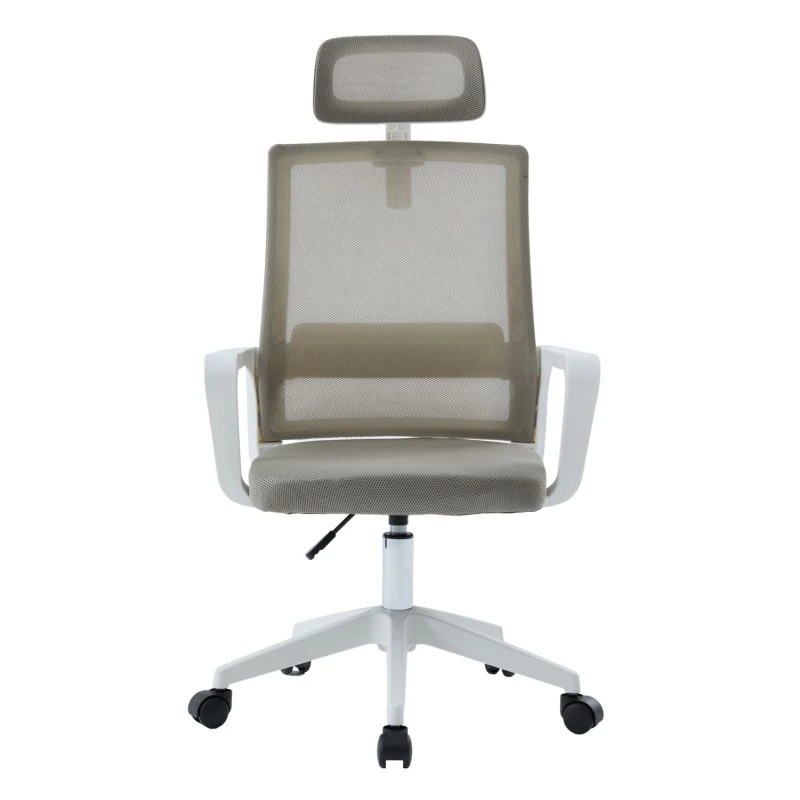 ΚΑΡΕΚΛΑ ΓΡΑΦΕΙΟΥ VELOCITY HM1229.02 ΛΕΥΚΟ PP--ΑΝΟΙΧΤΟ ΓΚΡΙ MESH 60x62x123Υεκ