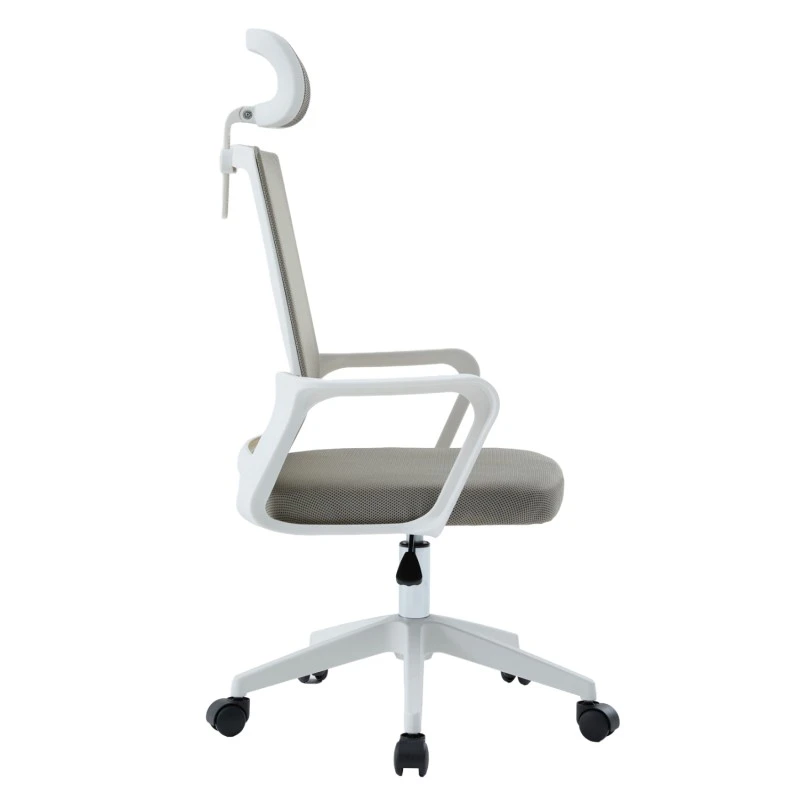 ΚΑΡΕΚΛΑ ΓΡΑΦΕΙΟΥ VELOCITY HM1229.02 ΛΕΥΚΟ PP--ΑΝΟΙΧΤΟ ΓΚΡΙ MESH 60x62x123Υεκ