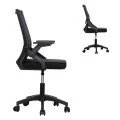 ΚΑΡΕΚΛΑ ΓΡΑΦΕΙΟΥ ZENITH HM1225.01 PP & MESH ΥΦΑΣΜΑ--ΜΑΥΡΟ 58x55x100Υεκ