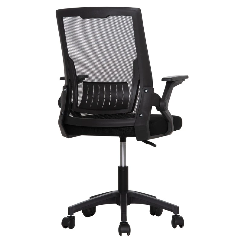 ΚΑΡΕΚΛΑ ΓΡΑΦΕΙΟΥ ZENITH HM1225.01 PP & MESH ΥΦΑΣΜΑ--ΜΑΥΡΟ 58x55x100Υεκ