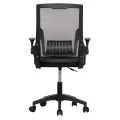 ΚΑΡΕΚΛΑ ΓΡΑΦΕΙΟΥ ZENITH HM1225.01 PP & MESH ΥΦΑΣΜΑ--ΜΑΥΡΟ 58x55x100Υεκ