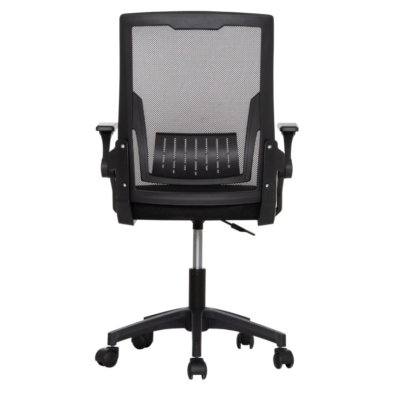 ΚΑΡΕΚΛΑ ΓΡΑΦΕΙΟΥ ZENITH HM1225.01 PP & MESH ΥΦΑΣΜΑ--ΜΑΥΡΟ 58x55x100Υεκ