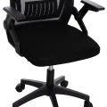ΚΑΡΕΚΛΑ ΓΡΑΦΕΙΟΥ ZENITH HM1225.01 PP & MESH ΥΦΑΣΜΑ--ΜΑΥΡΟ 58x55x100Υεκ
