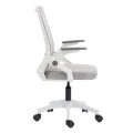 ΚΑΡΕΚΛΑ ΓΡΑΦΕΙΟΥ ZENITH HM1225.02 ΛΕΥΚΟ PP--ΑΝΟΙΧΤΟ ΓΚΡΙ MESH 60x60x92-100Υεκ