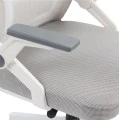 ΚΑΡΕΚΛΑ ΓΡΑΦΕΙΟΥ ZENITH HM1225.02 ΛΕΥΚΟ PP--ΑΝΟΙΧΤΟ ΓΚΡΙ MESH 60x60x92-100Υεκ