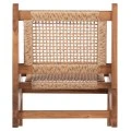 ΚΑΡΕΚΛΑ LOUNGE LUKILLA HM9913 ΞΥΛΟ TEAK ΣΕ ΦΥΣΙΚΟ--ΣΥΝΘ.ΣΧΟΙΝΙ ΜΠΕΖ 55,5x74x65Υεκ.