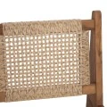 ΚΑΡΕΚΛΑ LOUNGE LUKILLA HM9913 ΞΥΛΟ TEAK ΣΕ ΦΥΣΙΚΟ--ΣΥΝΘ.ΣΧΟΙΝΙ ΜΠΕΖ 55,5x74x65Υεκ.