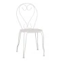 ΚΑΡΕΚΛΑ ΜΕΤΑΛΛΙΚΗ AMORE ΛΕΥΚΗ 42x48x90 εκ. HM5007.12
