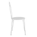 ΚΑΡΕΚΛΑ ΜΕΤΑΛΛΙΚΗ AMORE ΛΕΥΚΗ 42x48x90 εκ. HM5007.12