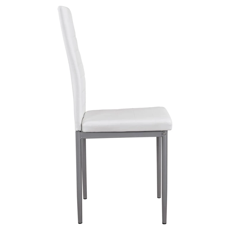 ΚΑΡΕΚΛΑ ΜΕΤΑΛΛΙΚΗ LADY HM0037.11 ΛΕΥΚΟ PU ΜΕΤΑΛΛΙΚΟ ΣΚΕΛΕΤΟ K/D 40x48x95Y εκ.
