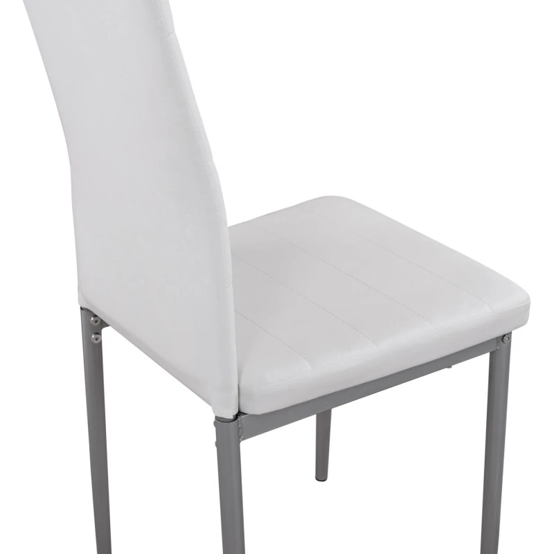 ΚΑΡΕΚΛΑ ΜΕΤΑΛΛΙΚΗ LADY HM0037.11 ΛΕΥΚΟ PU ΜΕΤΑΛΛΙΚΟ ΣΚΕΛΕΤΟ K/D 40x48x95Y εκ.