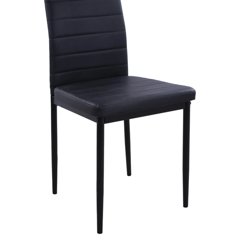 ΚΑΡΕΚΛΑ ΜΕΤΑΛΛΙΚΗ LADY HM0037.12 ΜΑΥΡΟ PU ΜΕΤΑΛΛΙΚΟ ΣΚΕΛΕΤΟ K/D 40x48x95 εκ.