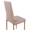 ΚΑΡΕΚΛΑ ΜΕΤΑΛΛΙΚΗ LADY HM0037.14 ΜΠΕΖ ΥΦΑΣΜΑ ΜΕΤΑΛΛΙΚΟ ΣΚΕΛΕΤΟ K/D 40x48x95 εκ.