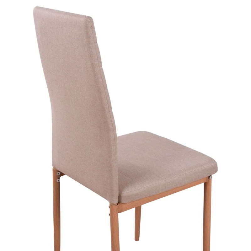 ΚΑΡΕΚΛΑ ΜΕΤΑΛΛΙΚΗ LADY HM0037.14 ΜΠΕΖ ΥΦΑΣΜΑ ΜΕΤΑΛΛΙΚΟ ΣΚΕΛΕΤΟ K/D 40x48x95 εκ.