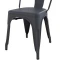 ΚΑΡΕΚΛΑ ΜΕΤΑΛΛΙΚΗ MELITA-PRO HM8641.50 ΓΚΡΙ 44x47x84.5Υεκ.
