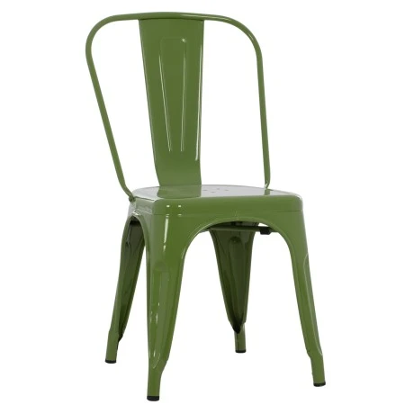 ΚΑΡΕΚΛΑ ΜΕΤΑΛΛΙΚΗ MELITA ΣΕ LIGHT OLIVE GREEN 43x50x82Y εκ. HM8641.13