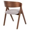 ΚΑΡΕΚΛΑ NEKKER HM9739.02 RUBBERWOOD ΣΕ ΚΑΡΥΔΙ-ΓΚΡΙ ΥΦΑΣΜΑ ΚΑΘΙΣΜΑ 56x55x78Yεκ.