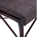 ΚΑΡΕΚΛΑ PRETORIA ΜΕΤΑΛΛΙΚΗ BAMBOO LOOK ΚΑΦΕ HM5718 54x62x89 εκ.