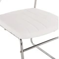 ΚΑΡΕΚΛΑ QUENTI HM1071.02 ΛΕΥΚΗ 52x60x85 εκ.