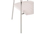 ΚΑΡΕΚΛΑ QUESTA ΜΕ ΜΠΡΑΤΣΑ HM1070.02 ΛΕΥΚΗ 56,5x59x85 cm