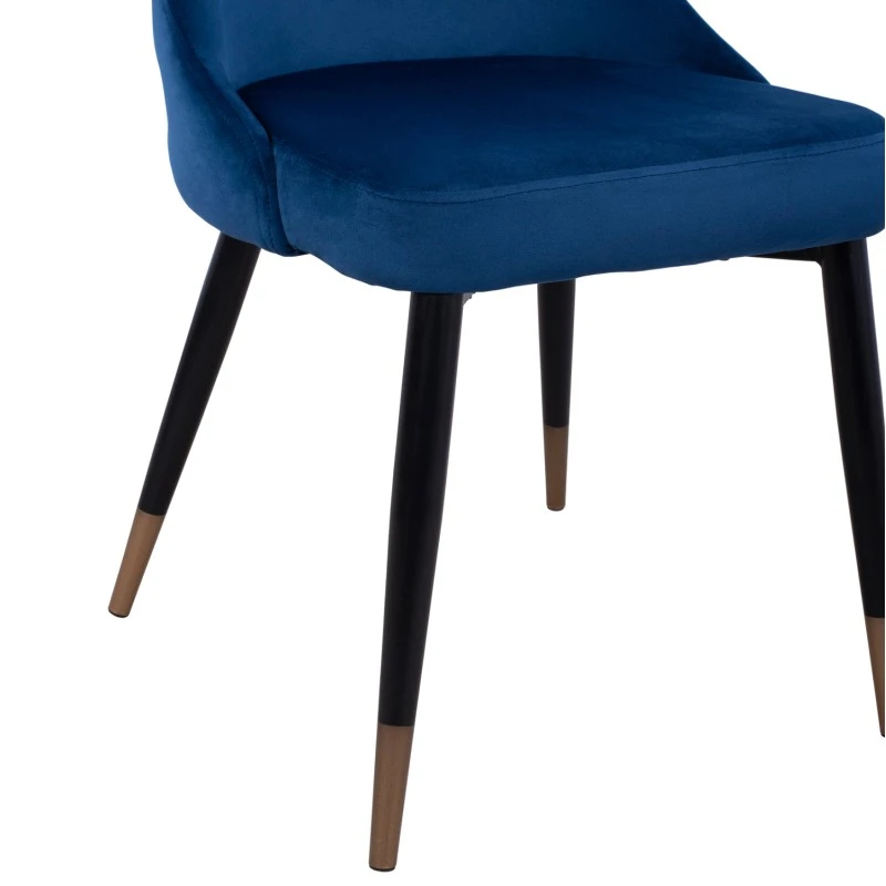 ΚΑΡΕΚΛΑ SERENITY HM8527.08 ΑΠΟ ΒΕΛΟΥΔΟ ΜΠΛΕ ΜΕ ΜΕΤΑΛΛΙΚΟ ΣΚΕΛΕΤΟ 51Χ58Χ83Υ εκ.