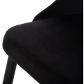 ΚΑΡΕΚΛΑ SERENITY HM8527.14 ΒΕΛΟΥΔΟ ΜΑΥΡΟ ΜΕ ΜΑΥΡΑ ΜΕΤΑΛΛΙΚΑ ΠΟΔΙΑ 51x54x83,5Υεκ.