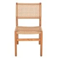 ΚΑΡΕΚΛΑ ΤΡΑΠΕΖΑΡΙΑΣ DINIZ HM6554 ΞΥΛΟ TEAK ΦΥΣΙΚΟ--ΣΥΝΘ.ΣΧΟΙΝΙ 48x60x84Υεκ.