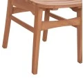 ΚΑΡΕΚΛΑ ΤΡΑΠΕΖΑΡΙΑΣ ΕΞ.ΧΩΡΟΥ ROBBIE HM18115 ΞΥΛΟ TEAK--ΦΥΣΙΚΟ 48x51x82Υεκ.