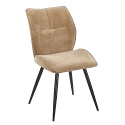 ΚΑΡΕΚΛΑ ΤΡΑΠΕΖΑΡΙΑΣ GAFF HM18425.03 TAUPE ΥΦΑΣΜΑ-ΜΕΤΑΛ.ΜΑΥΡΑ ΠΟΔΙΑ 49x63x90Υεκ