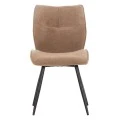 ΚΑΡΕΚΛΑ ΤΡΑΠΕΖΑΡΙΑΣ GAFF HM18425.03 TAUPE ΥΦΑΣΜΑ-ΜΕΤΑΛ.ΜΑΥΡΑ ΠΟΔΙΑ 49x63x90Υεκ