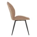 ΚΑΡΕΚΛΑ ΤΡΑΠΕΖΑΡΙΑΣ GAFF HM18425.03 TAUPE ΥΦΑΣΜΑ-ΜΕΤΑΛ.ΜΑΥΡΑ ΠΟΔΙΑ 49x63x90Υεκ