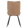 ΚΑΡΕΚΛΑ ΤΡΑΠΕΖΑΡΙΑΣ GAFF HM18425.03 TAUPE ΥΦΑΣΜΑ-ΜΕΤΑΛ.ΜΑΥΡΑ ΠΟΔΙΑ 49x63x90Υεκ