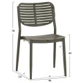 ΚΑΡΕΚΛΑ ΤΡΑΠΕΖΑΡΙΑΣ HILLIARD HM6645.07 ΑΛΟΥΜΙΝΙΟ OLIVE GREEN 46x54x78Υεκ