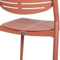 ΚΑΡΕΚΛΑ ΤΡΑΠΕΖΑΡΙΑΣ HILLIARD HM6645.08 ΑΛΟΥΜΙΝΙΟ ΣΕ TERRACOTTA 46x54x78Υεκ