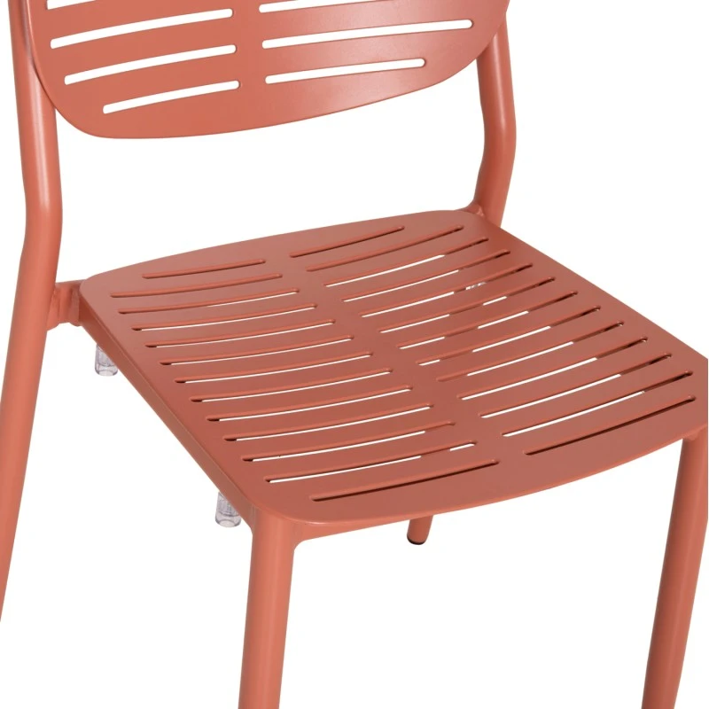 ΚΑΡΕΚΛΑ ΤΡΑΠΕΖΑΡΙΑΣ HILLIARD HM6645.08 ΑΛΟΥΜΙΝΙΟ ΣΕ TERRACOTTA 46x54x78Υεκ