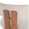 ΚΑΡΕΚΛΑ ΤΡΑΠΕΖΑΡΙΑΣ KARVO HM18252.01 ΜΠΕΖ ΥΦΑΣΜΑ--ΞΥΛΟ ΟΞΙΑΣ 57x50x79Υεκ
