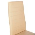 ΚΑΡΕΚΛΑ ΤΡΑΠΕΖΑΡΙΑΣ LADY HM0037.25 ΑΝΟΙΧΤΟ ΚΡΕΜ PU ΣΚΕΛΕΤΟΣ ΜΑΥΡΟΣ ΜΕΤΑΛ. (K/D) 42x44x95Υεκ