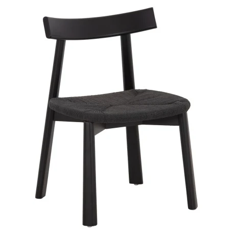 KΑΡΕΚΛΑ ΤΡΑΠΕΖΑΡΙΑΣ OSORIO HM18335.02 RUBBERWOOD & ΣΧΟΙΝΙ ΣΕ ΜΑΥΡΟ 51x55x74Υεκ