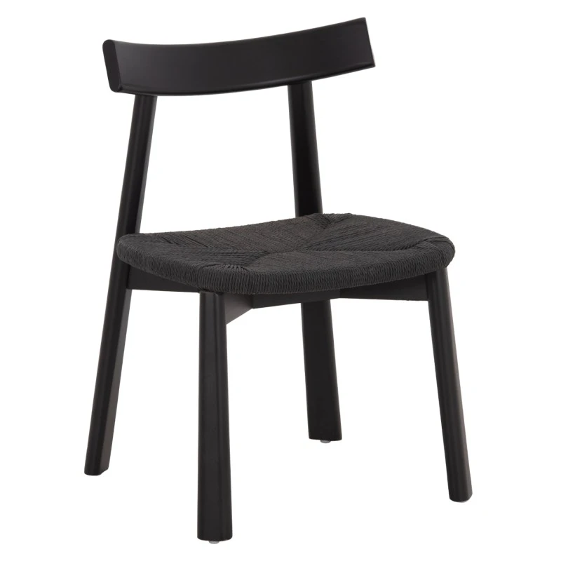 KΑΡΕΚΛΑ ΤΡΑΠΕΖΑΡΙΑΣ OSORIO HM18335.02 RUBBERWOOD & ΣΧΟΙΝΙ ΣΕ ΜΑΥΡΟ 51x55x74Υεκ